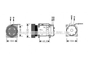 AVA QUALITY COOLING RTK282 kompresorius, oro kondicionierius 
 Oro kondicionavimas -> Kompresorius/dalys
7700867124