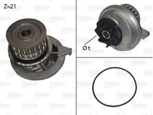 VALEO 506080 vandens siurblys 
 Aušinimo sistema -> Vandens siurblys/tarpiklis -> Vandens siurblys
1334017, 1334038, 90281612, 1334017