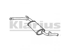 KLARIUS 240466 galinis duslintuvas 
 Išmetimo sistema -> Duslintuvas
50007349, 50007350, 50008185, 7739149