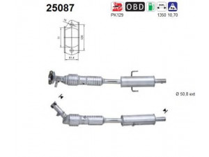 AS 25087 katalizatoriaus keitiklis 
 Išmetimo sistema -> Katalizatoriaus keitiklis
LFZ82055X, LFZ82055XB