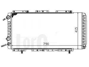 LORO 009-017-0006 radiatorius, variklio aušinimas 
 Aušinimo sistema -> Radiatorius/alyvos aušintuvas -> Radiatorius/dalys
1301HQ, 1301HS, 1301N0, 1301N2