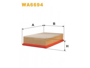 WIX FILTERS WA6694 oro filtras 
 Techninės priežiūros dalys -> Techninės priežiūros intervalai
1L0129620, 1L0129620A, 1L0129620C