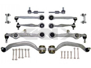 SPIDAN 50967 pakabos komplektas 
 Ašies montavimas/vairavimo mechanizmas/ratai -> Valdymo svirtis/pasukamosios svirties sujungimas -> Vairo trauklės (valdymo svirtis, išilginis balansyras, diago
4B0 419 811 B S3, 4B0 419 811 C S3
