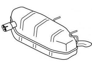 AKS DASIS SG41645 galinis duslintuvas