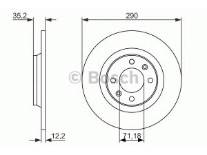 BOSCH 0 986 479 118 stabdžių diskas 
 Stabdžių sistema -> Diskinis stabdys -> Stabdžių diskas
4249 F7, 4249 F7