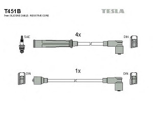 TESLA T451B uždegimo laido komplektas
