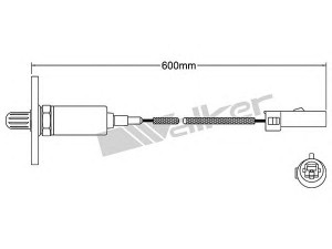 WALKER PRODUCTS 250-21072 lambda jutiklis 
 Variklis -> Variklio elektra
89465 87204 000