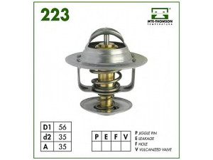 MTE-THOMSON 223.82 termostatas, aušinimo skystis 
 Aušinimo sistema -> Termostatas/tarpiklis -> Thermostat
4355846, 43558460, 4393448, 4437481