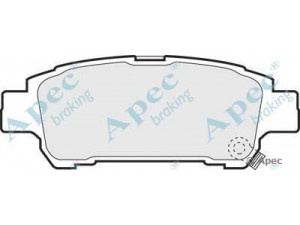 APEC braking PAD1238 stabdžių trinkelių rinkinys, diskinis stabdys 
 Techninės priežiūros dalys -> Papildomas remontas
0446028040, 0446628040, 0446628050