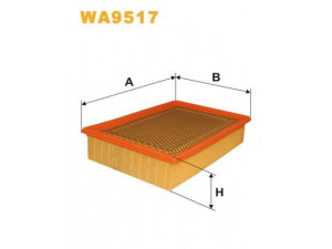 WIX FILTERS WA9517 oro filtras 
 Techninės priežiūros dalys -> Techninės priežiūros intervalai
4056773, 5162 051, YF09-13Z40A