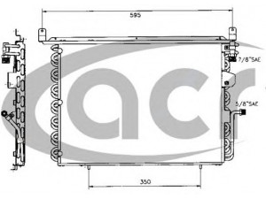 ACR 300380 kondensatorius, oro kondicionierius 
 Oro kondicionavimas -> Kondensatorius
0008301470, 2018301770, 2018302570