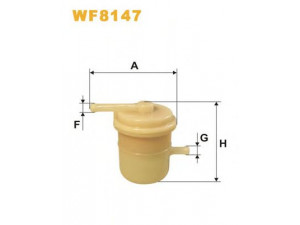 WIX FILTERS WF8147 kuro filtras 
 Techninės priežiūros dalys -> Papildomas remontas
818507, 1541063400, 1541063400000
