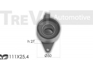 TREVI AUTOMOTIVE KD1361 paskirstymo diržo komplektas 
 Techninės priežiūros dalys -> Papildomas remontas
