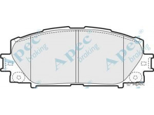 APEC braking PAD1598 stabdžių trinkelių rinkinys, diskinis stabdys 
 Techninės priežiūros dalys -> Papildomas remontas
0446552200, 0446552260, 446552200