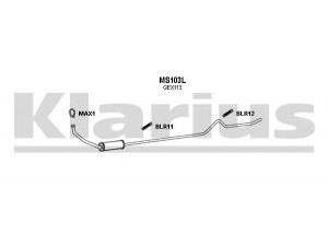 KLARIUS 120339U išmetimo sistema