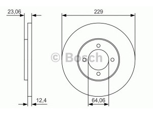 BOSCH 0 986 479 T67 stabdžių diskas 
 Dviratė transporto priemonės -> Stabdžių sistema -> Stabdžių diskai / priedai
43512 12120 000, 43512 12120