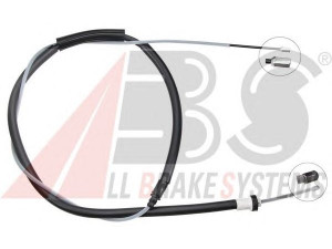A.B.S. K12039 trosas, stovėjimo stabdys 
 Stabdžių sistema -> Valdymo svirtys/trosai
9671813380