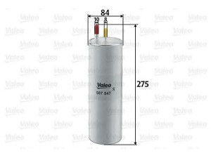 VALEO 587547 kuro filtras 
 Techninės priežiūros dalys -> Papildomas remontas
7H0127401D