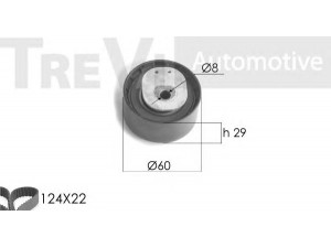 TREVI AUTOMOTIVE KD1208 paskirstymo diržo komplektas 
 Techninės priežiūros dalys -> Papildomas remontas
71736717, 71736717, 71736717