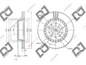 DJ PARTS BD1827 stabdžių diskas 
 Dviratė transporto priemonės -> Stabdžių sistema -> Stabdžių diskai / priedai
13599089, 2708782