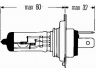 HELLA 8GJ 002 525-401 lemputė, priekinis žibintas