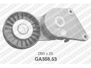 SNR GA358.53 įtempiklio skriemulys, V formos rumbuotas diržas 
 Diržinė pavara -> V formos rumbuotas diržas/komplektas -> Įtempiklio skriemulys
5751-19, 5751-35, 96263652, 9626365280