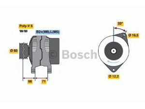 BOSCH 0 986 042 010 kintamosios srovės generatorius 
 Elektros įranga -> Kint. sr. generatorius/dalys -> Kintamosios srovės generatorius
46 532 667, 46532667, 46532667