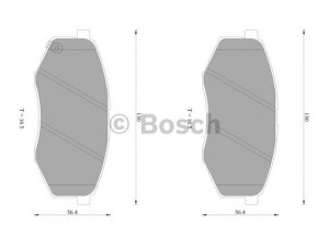 BOSCH 0 986 AB1 084 stabdžių trinkelių rinkinys, diskinis stabdys 
 Techninės priežiūros dalys -> Papildomas remontas
58101-2SA00