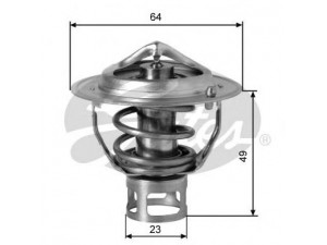 GATES TH04077G1 termostatas, aušinimo skystis 
 Aušinimo sistema -> Termostatas/tarpiklis -> Thermostat
2120042L01, 2120042L05, 2120042L06