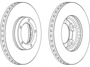 FERODO DDF703 stabdžių diskas 
 Stabdžių sistema -> Diskinis stabdys -> Stabdžių diskas
4351220090, 4351226090