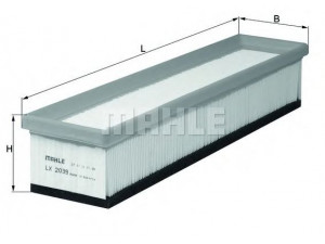 KNECHT LX 2039 oro filtras 
 Filtrai -> Oro filtras
8200431081