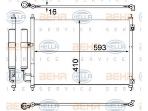 HELLA 8FC 351 308-771 kondensatorius, oro kondicionierius 
 Oro kondicionavimas -> Kondensatorius
92100-JG000