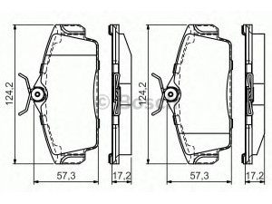 BOSCH 0 986 495 070 stabdžių trinkelių rinkinys, diskinis stabdys 
 Techninės priežiūros dalys -> Papildomas remontas
41060 2F525, 41060 2F526, 41060 2F527
