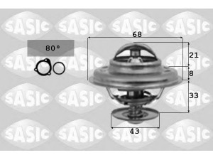 SASIC 9000036 termostatas, aušinimo skystis 
 Aušinimo sistema -> Termostatas/tarpiklis -> Thermostat
7072643, 1338466, RTC6673