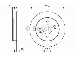 BOSCH 0 986 479 S61 stabdžių diskas 
 Dviratė transporto priemonės -> Stabdžių sistema -> Stabdžių diskai / priedai
58411 0X500, 58411 07500