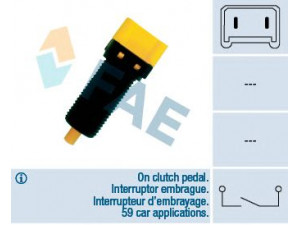FAE 24860 jungiklis, sankabos valdiklis 
 Komforto sistemos -> Važiavimo režimo programinis reguliatorius
77 00 844 331
