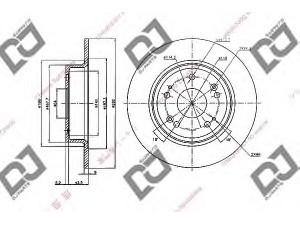DJ PARTS BD1991 stabdžių diskas 
 Dviratė transporto priemonės -> Stabdžių sistema -> Stabdžių diskai / priedai
42510-SFY-000, 42510-TA0-A00, 42510SFY000