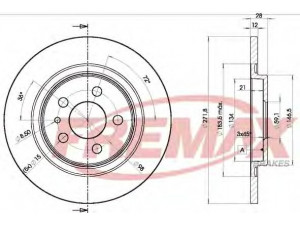 FREMAX BD-4679 stabdžių diskas 
 Stabdžių sistema -> Diskinis stabdys -> Stabdžių diskas
4246.P3, 4246.P4, 9464222687