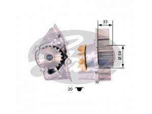 GATES WP0085 vandens siurblys
1201.93, 1201.A1, 120193, 1201A1