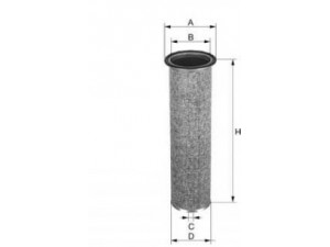 UNIFLUX FILTERS XA1215 oro filtras 
 Techninės priežiūros dalys -> Techninės priežiūros intervalai
4.113.0009A, 41130009A, 4113009