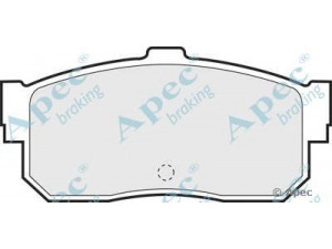 APEC braking PAD783 stabdžių trinkelių rinkinys, diskinis stabdys 
 Techninės priežiūros dalys -> Papildomas remontas
4406054C91, 440605M490, 4406063C90