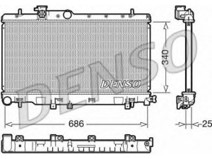 DENSO DRM36020 radiatorius, variklio aušinimas 
 Aušinimo sistema -> Radiatorius/alyvos aušintuvas -> Radiatorius/dalys
45111FE101, 45111FE102