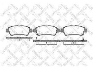 STELLOX 833 000L-SX stabdžių trinkelių rinkinys, diskinis stabdys 
 Techninės priežiūros dalys -> Papildomas remontas
SFP000010, SFP000020, SFP500100