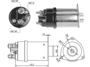 MAGNETI MARELLI 940113050025 solenoidinis jungiklis, starteris