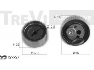TREVI AUTOMOTIVE KD1339 paskirstymo diržo komplektas 
 Techninės priežiūros dalys -> Papildomas remontas
