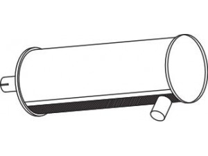 DINEX 80361 vidurinis / galinis duslintuvas
1195415