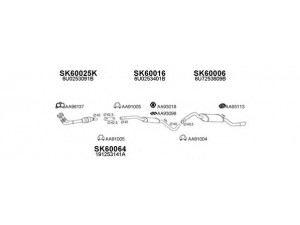 VENEPORTE 600077 išmetimo sistema