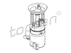 TOPRAN 401 637 kuro siurblys 
 Degalų tiekimo sistema -> Kuro siurblys/dalys -> Kuro siurblys
169 470 04 94