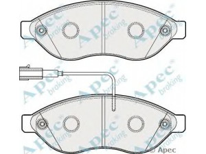 APEC braking PAD1858 stabdžių trinkelių rinkinys, diskinis stabdys 
 Techninės priežiūros dalys -> Papildomas remontas
1607878380, 1607878580, 425356