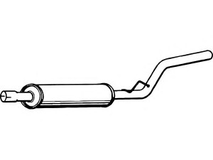 FENNO P7565 vidurinis duslintuvas 
 Išmetimo sistema -> Duslintuvas
2K0253209